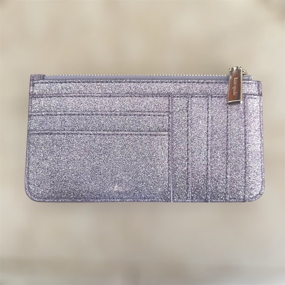 Kate Spade Tinsel Glitter Card Holder - Picture 2 of 2